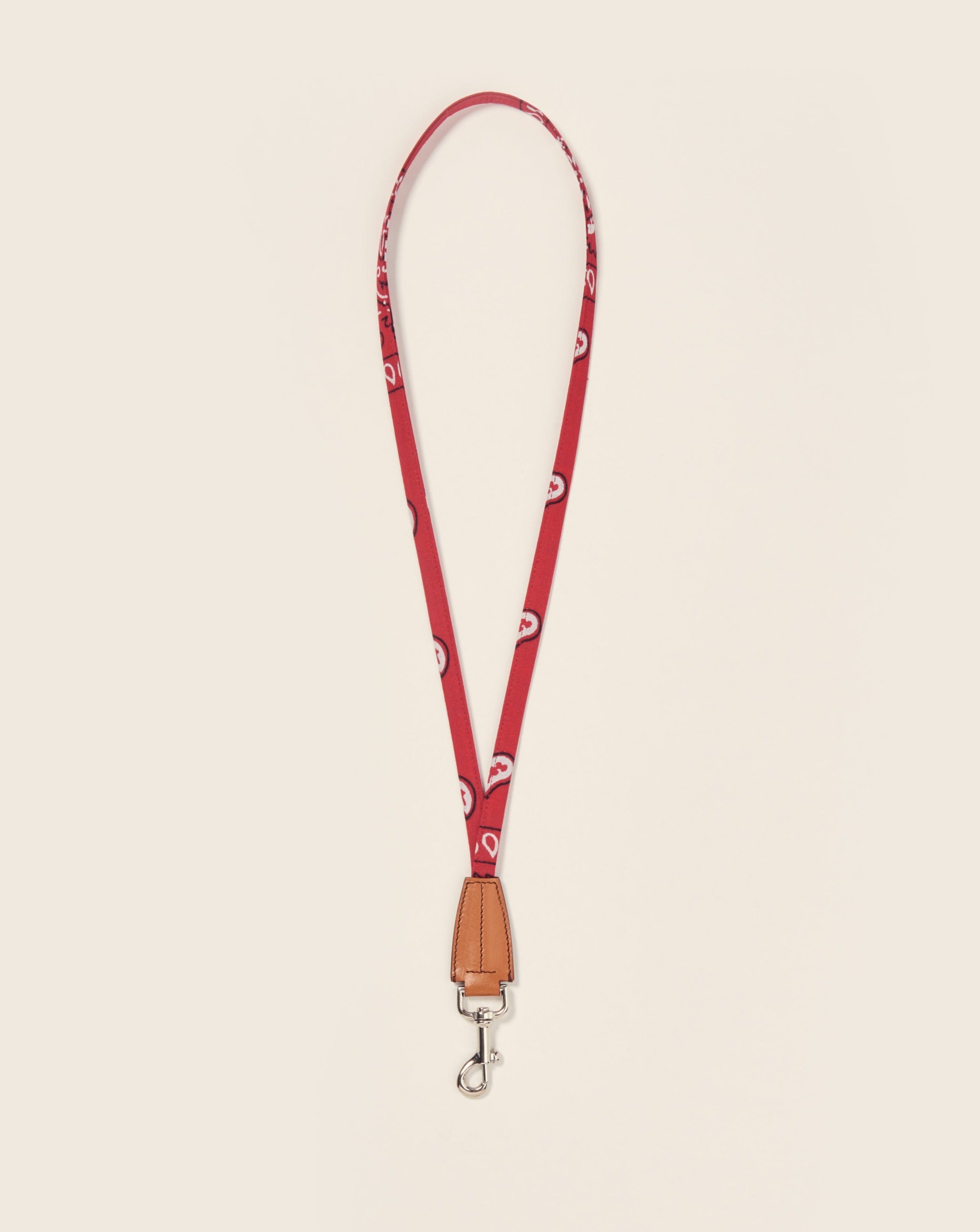 COOK-Mousqueton en cuir-Gold & bandana rouge Mousqueton Ponctuations