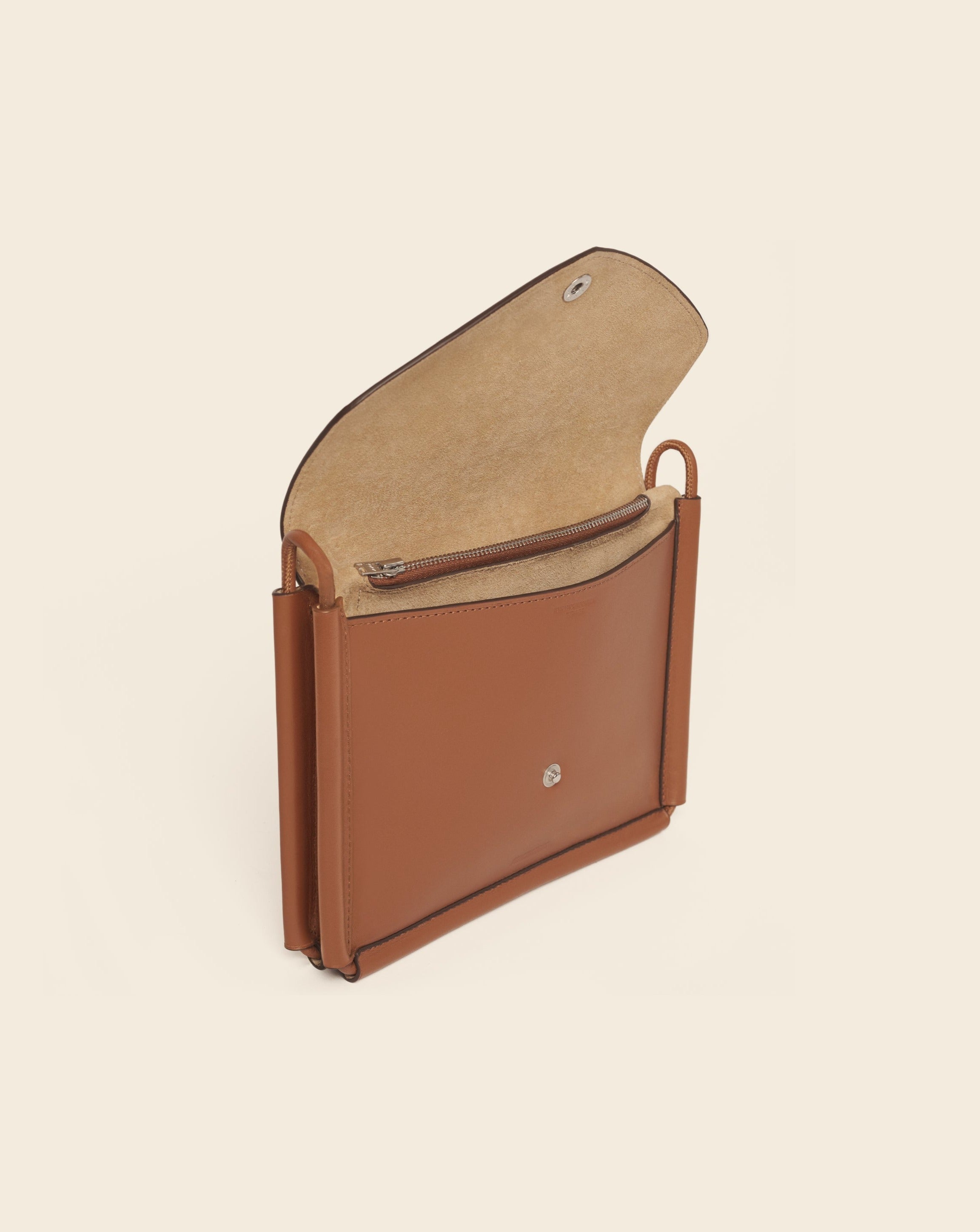 KANSAS-Pochette duo en cuir-Gold & broderie colorée Sacs vendor-unknown