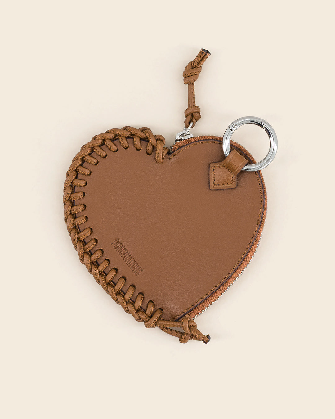 SHINZO - charm's / porte monnaies - en cuir de veau AMBER PONCTUATIONS