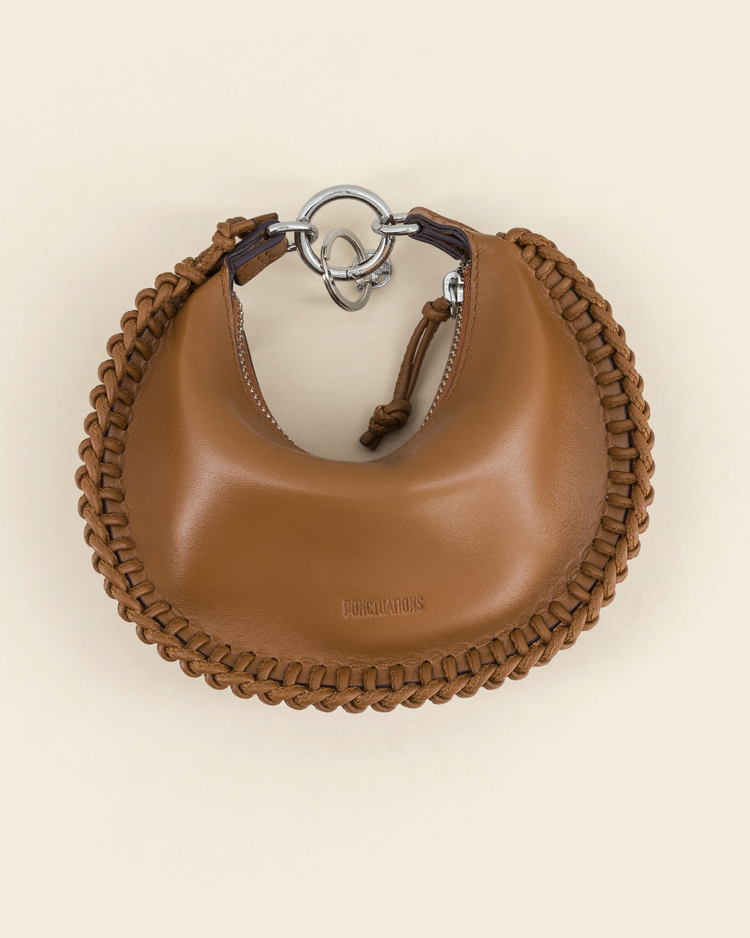 LUKY - charm's / porte monnaies - en cuir de veau Ambre Ponctuations