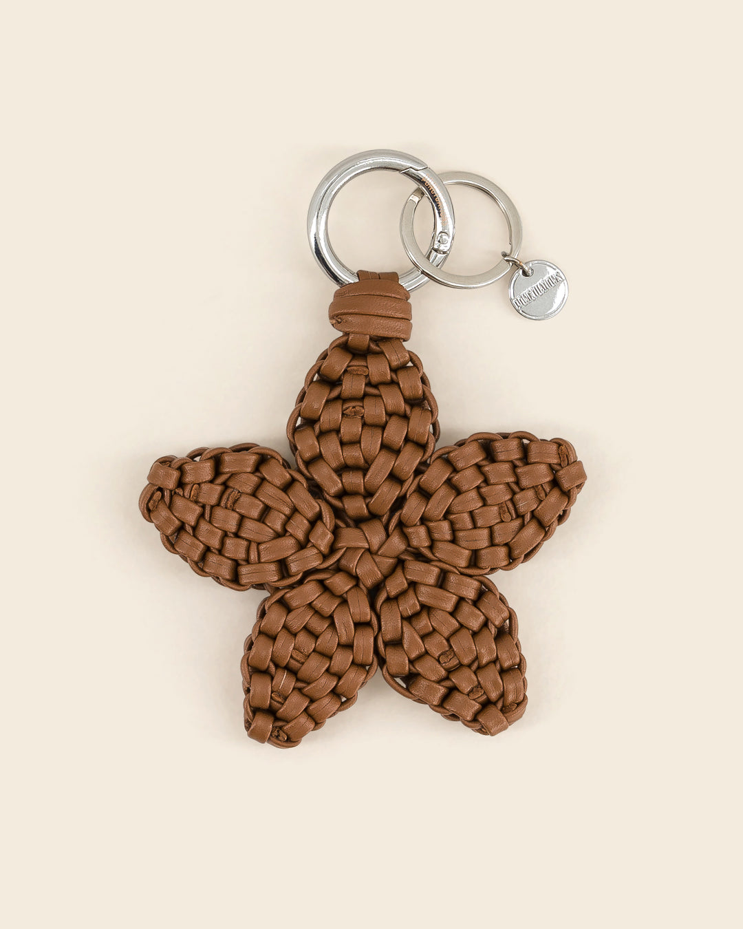 STAR - charm's / porte clés - en cuir de veau AMBRE Porte-clés PONCTUATIONS