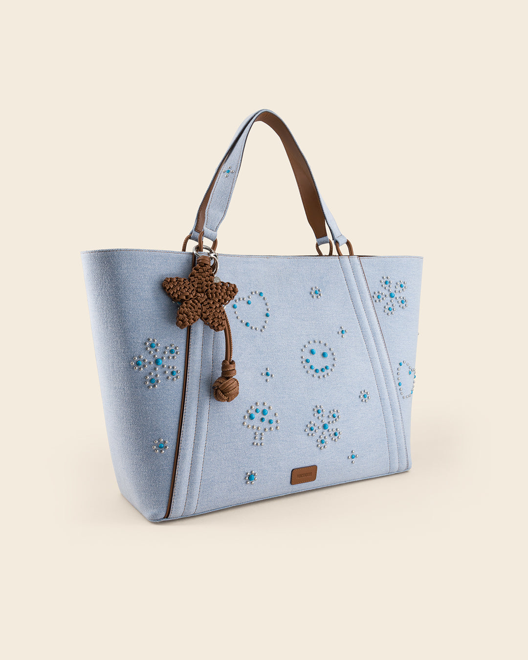 STAR - charm's / porte clés - en cuir de veau AMBRE Porte-clés PONCTUATIONS